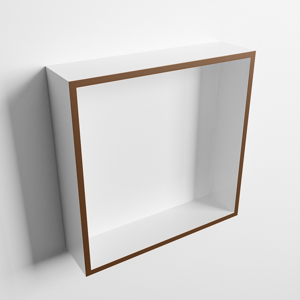 Mondiaz Easy nis 30x30x8cm rust/talc