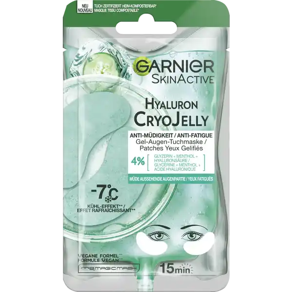 Hyaluron Cryo Jelly Anti-Müdigkeit Gel-Augen-Tuchmaske