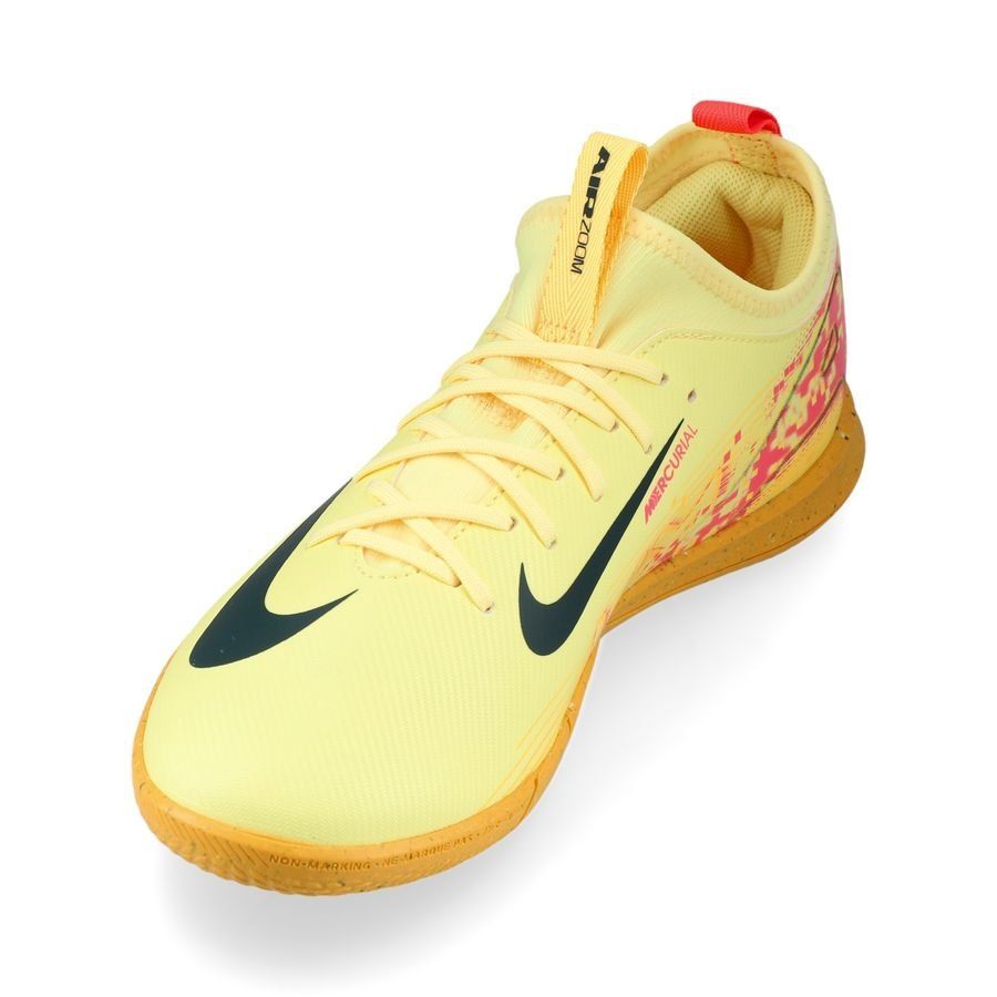 Nike Air Zoom Mercurial Vapor 16 Academy IC Mbappé Personal Edition - Orange/Bleu Enfant