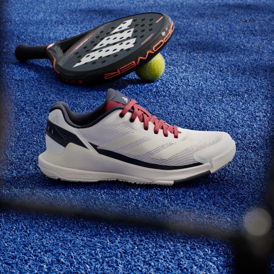 Adidas Performance Crazyquick Lightstrike Padelschoenen Dames Wit