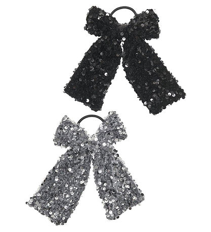 Only H?relastik 2 pak - KogShy - Sølver/Black w. Glitter