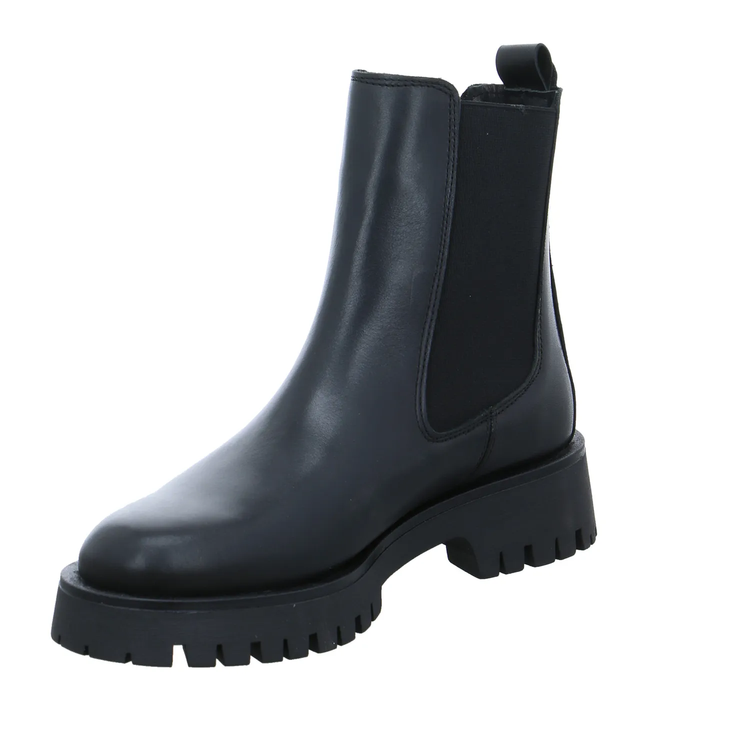 SCHUHENGEL Boot Schwarz Leder