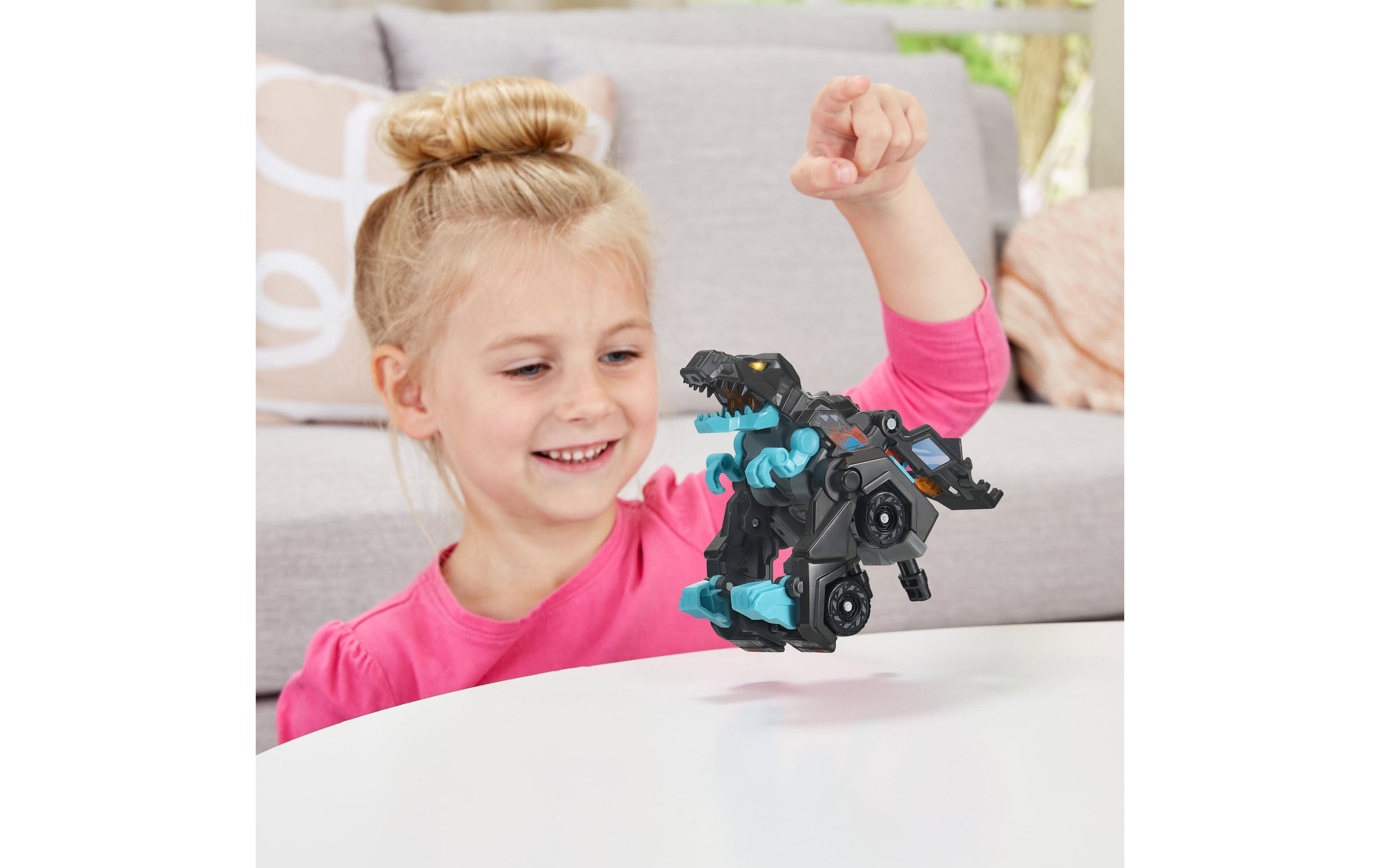 Switch & Go Dinos – OneClick-Mini-T-Rex -DE-Auto und Dino in einem