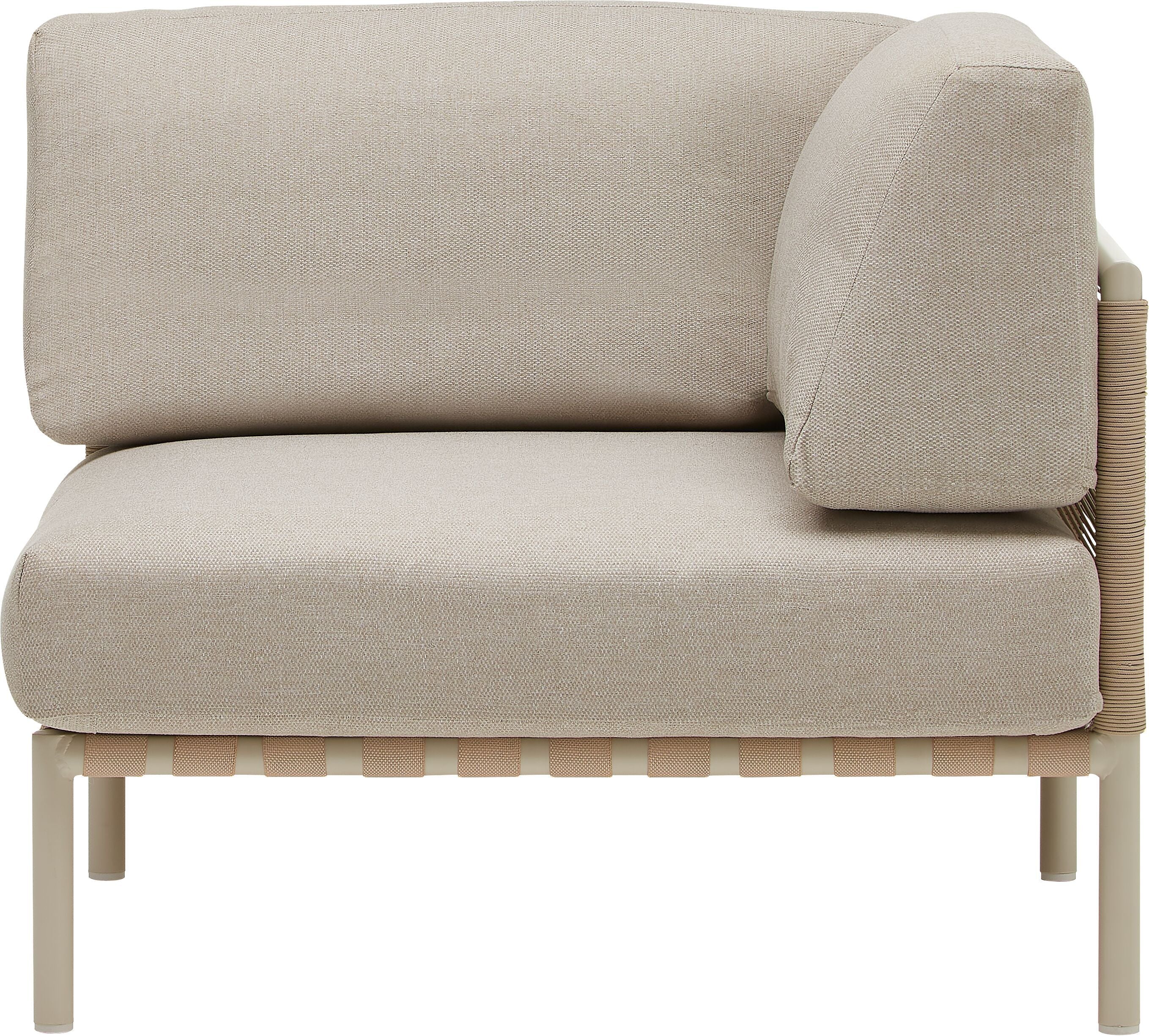 HORIZON Lounge Eckelement - Sand / B: 87.0 cm x T: 87.0 cm x H: 76.0 cm
