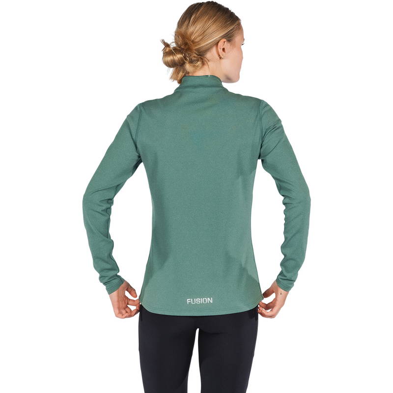 FUSION C3 Zip Neck Løbetrøje Dame