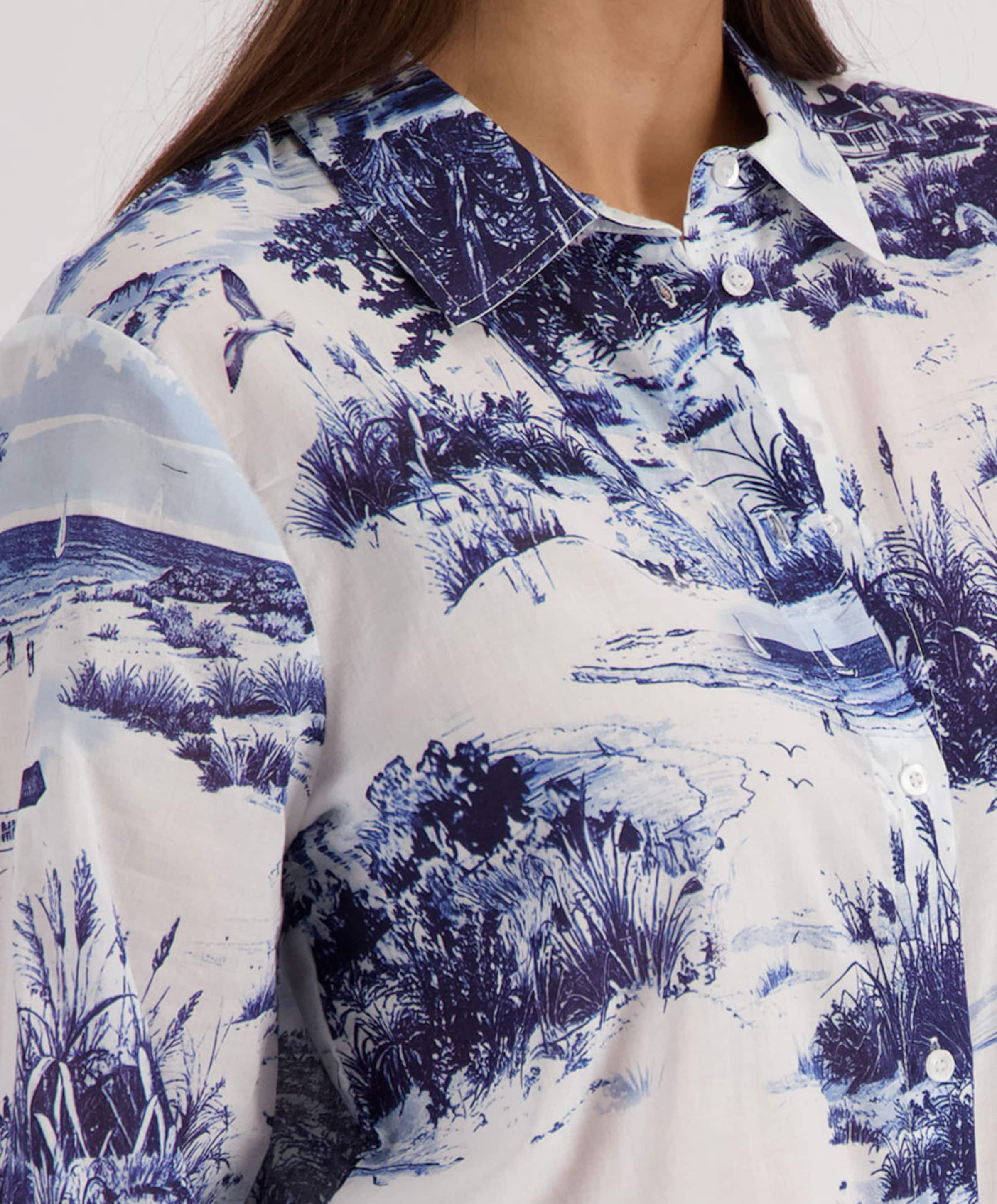 Monari Dames blouse blauw