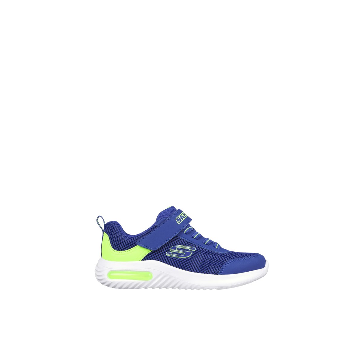 2X les points-Boundtech-jb-Baskets - Talon plat - Bleu