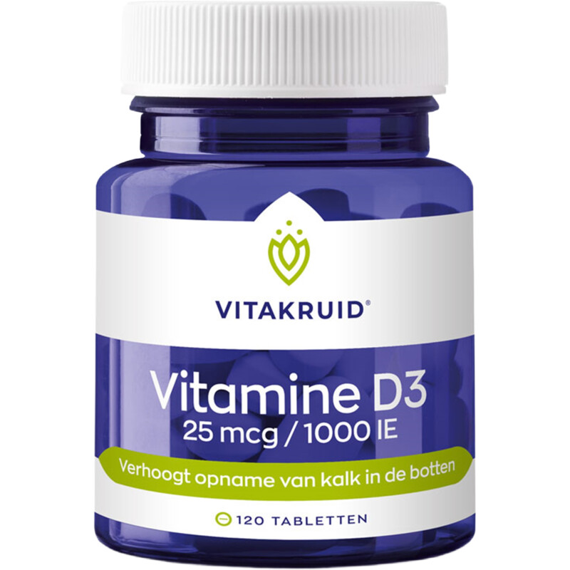 Vitakruid Vitamine D3 25mcg/1000IE