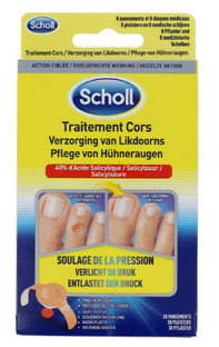 Scholl Likdoorn Verwijderpleister 8ST