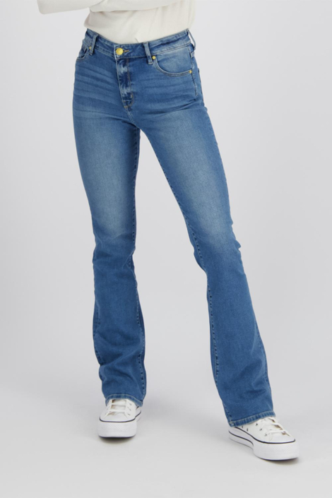 Raizzed blauwe dames jeans