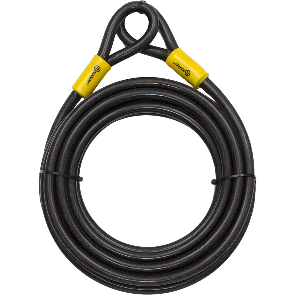 Auvray - Câble Antivol Steelcable 9 m Noir / Jaune