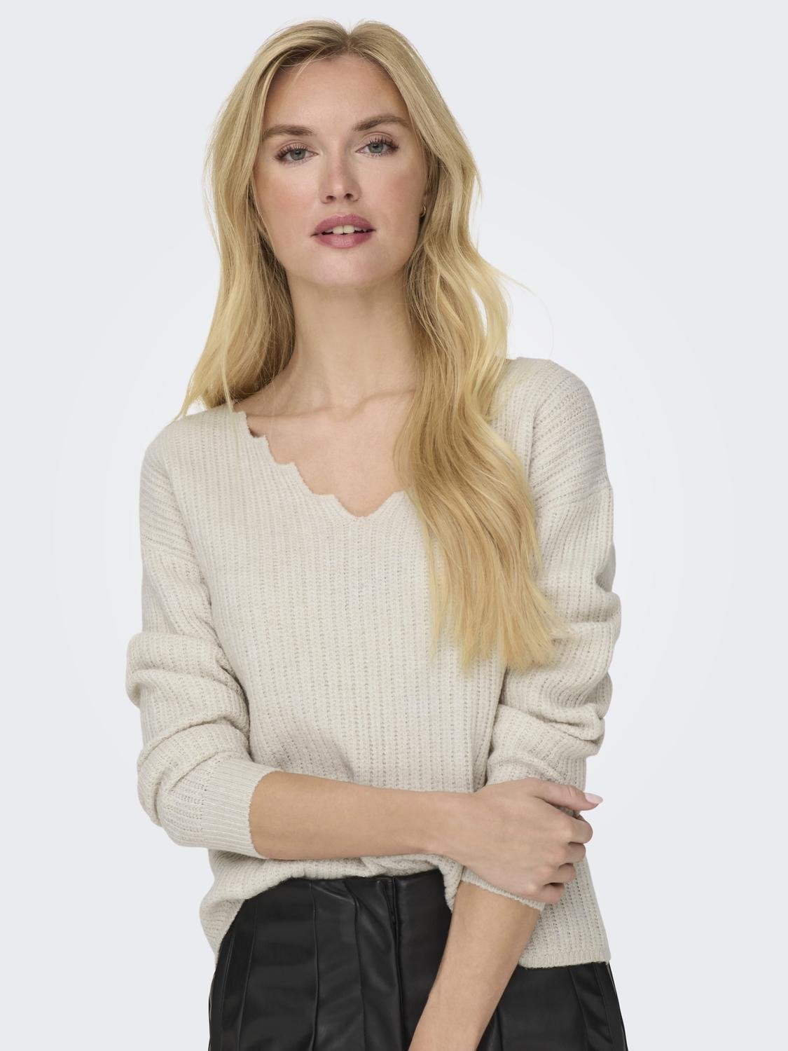 ONLGABRIEL Strickpullover Pumice Stone