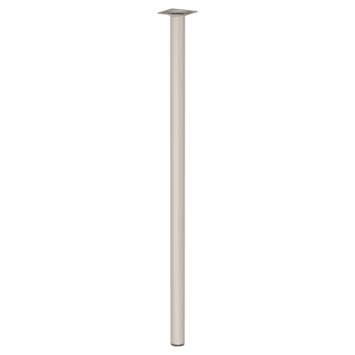 Duraline meubelpoot rond zand / beige staal Ø3x70 cm