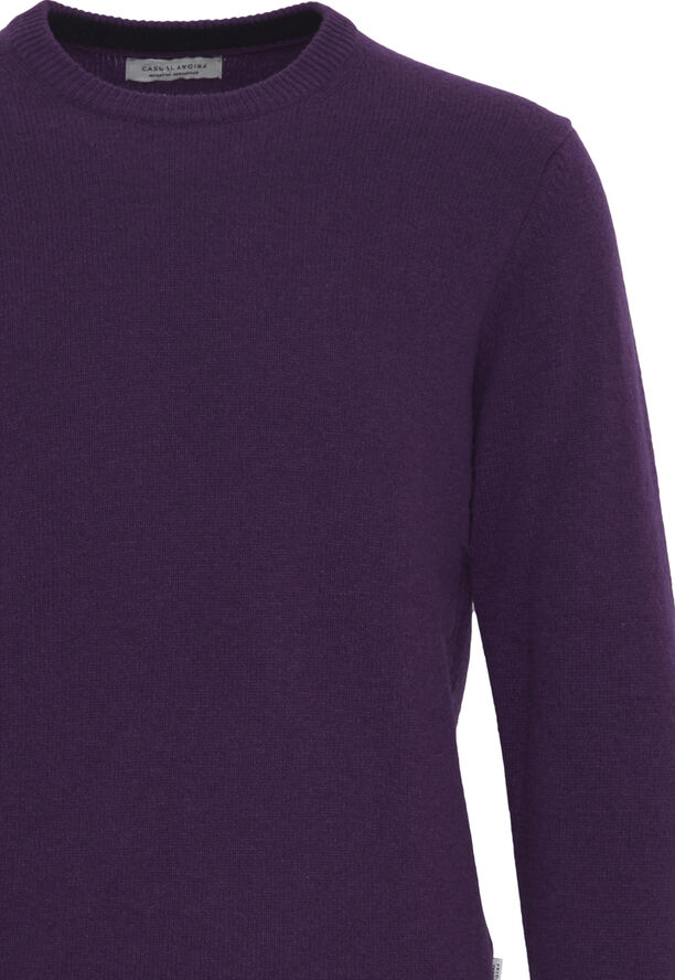 Casual Friday CFKARL crew neck bounty knit Montana grape melange