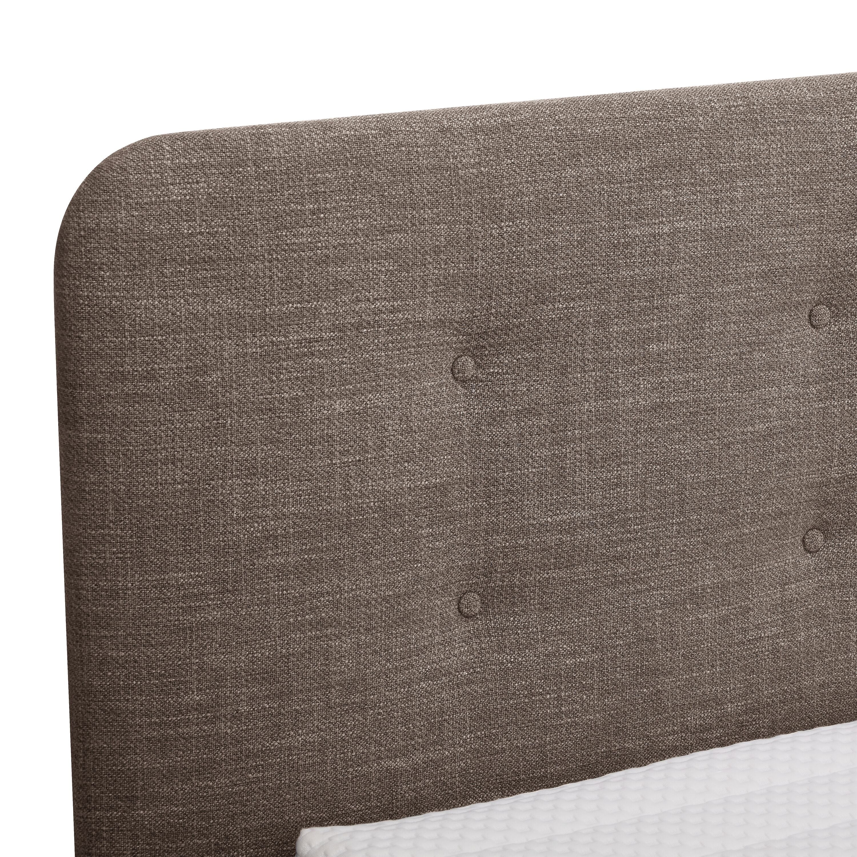 bico GOODNIGHT Boxspringbett - Hellbraun / B: 160.0 cm x T: 200.0 cm