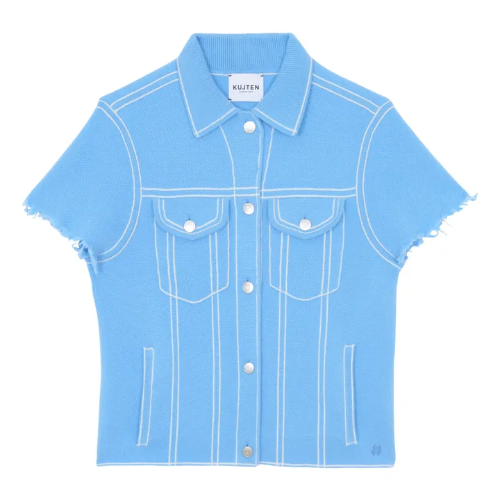 Kujten Veste Jessinda Cachemire | Bleu