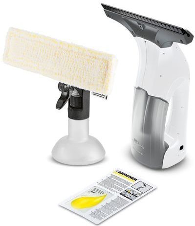 Kärcher - WV 1 Plus - Raamreiniger - Wit - Incl. Sproeiflacon en Microvezeldoek