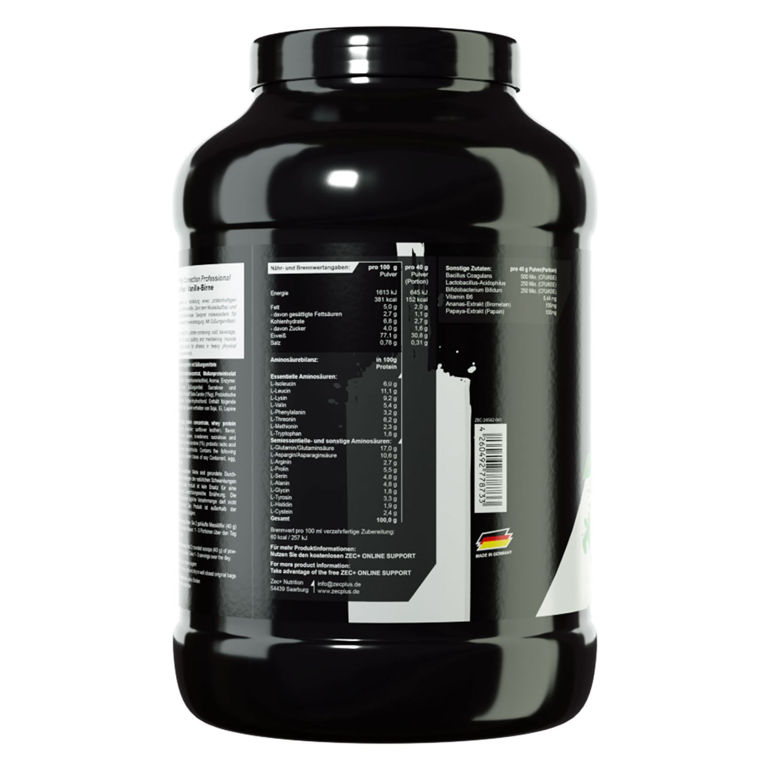 ZEC+ Whey Connection Professional Protein/ Eiweiß Vanilla-Pear
