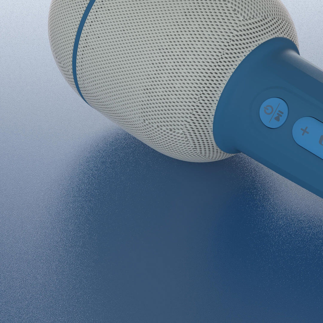 Mob karaoke microfoon - blauw