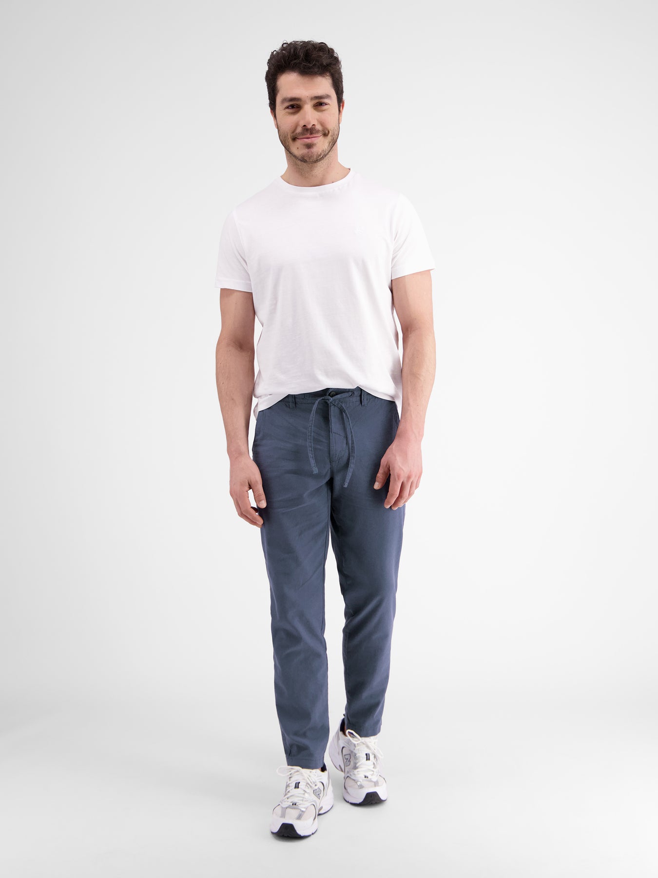 Baumwoll-Leinen Chino