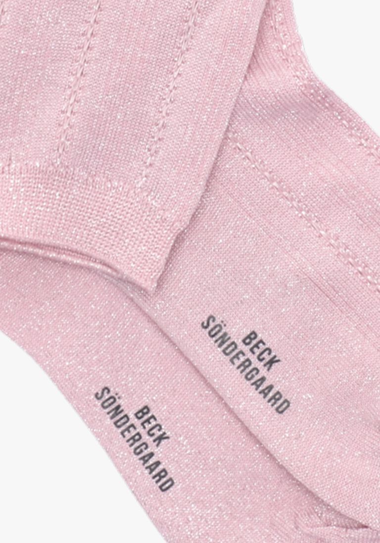 BECKSONDERGAARD roze becksondergaard sokken glitter drake sock