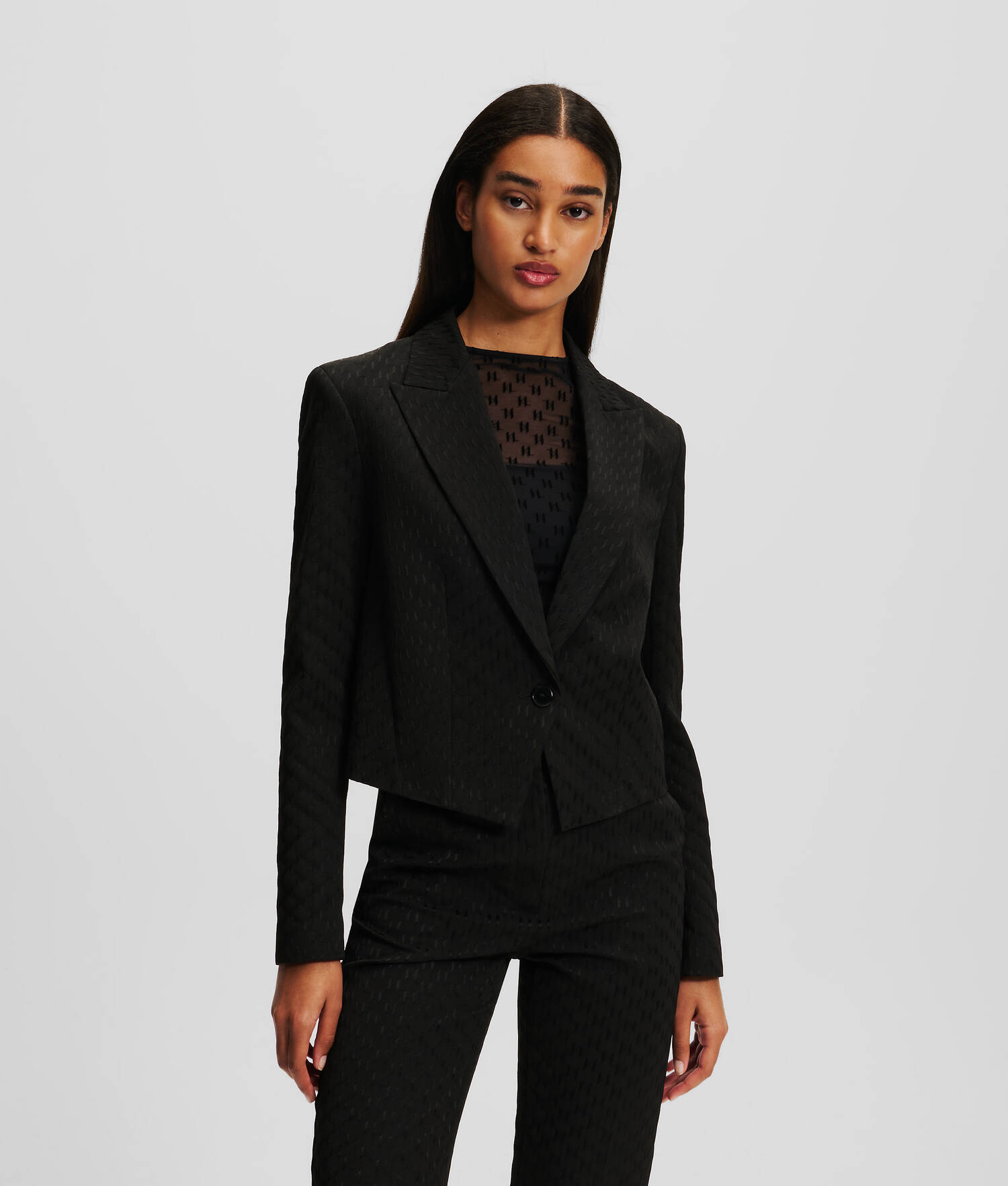 BLAZER CROPPED KL MONOGRAM