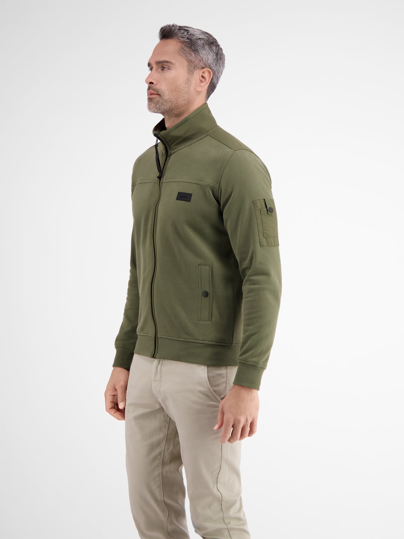 Sweatjacke in weicher Qualität