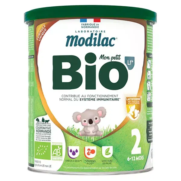 Leite Infantil Modilac Mon Petit Bio Lf+ 2ª Etapa 800g