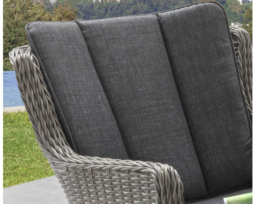 Destiny Luna tuinfauteuil, polyrattan grijs