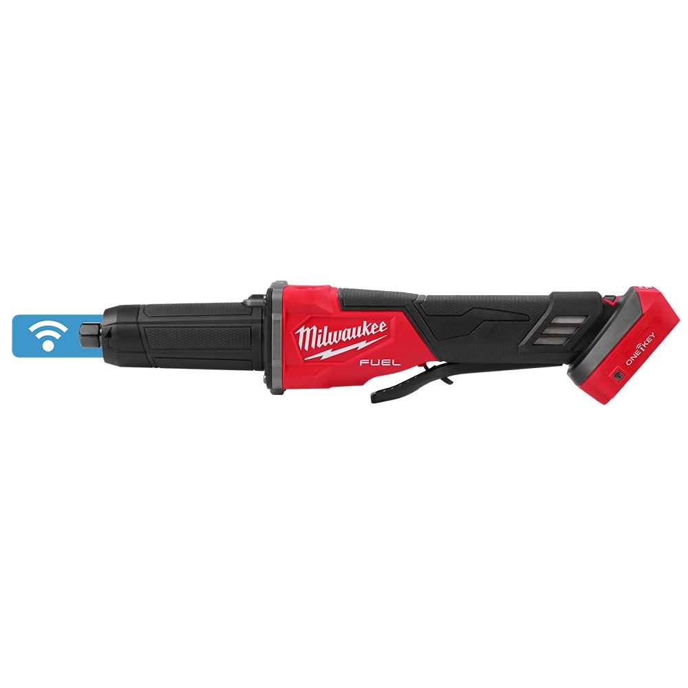 MILWAUKEE 18V FUEL™ 1/4" Braking Die Grinder w/ Deadman Paddle Switch Skin M18FDGROVPDB0