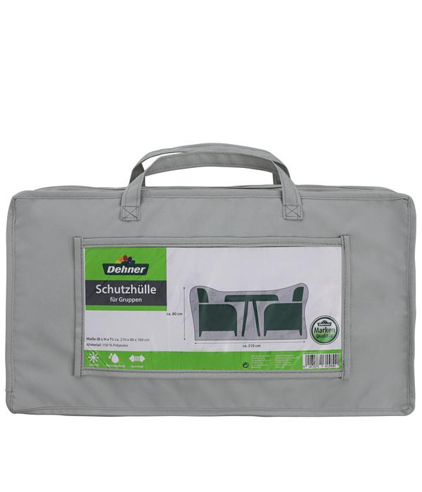 Dehner Abdeckhaube für Sitzgruppen, grau