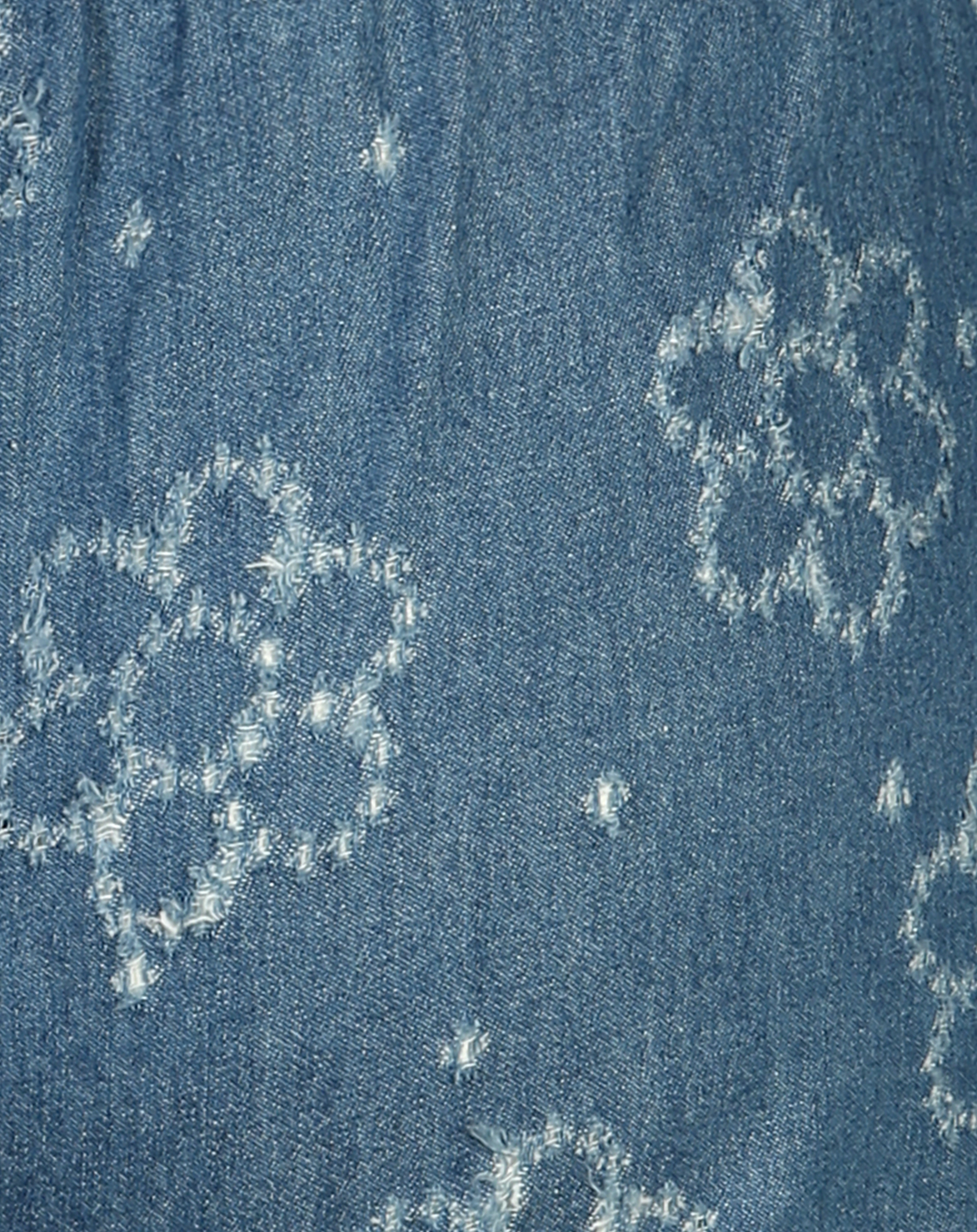 Shorts BLUMEN in jeansblau