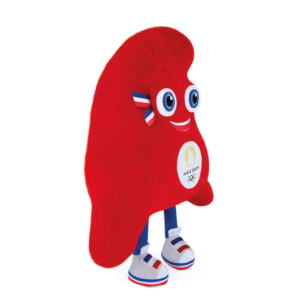 PELUCHE MASCOTTE LES PHRYGES - OLY 35 CM - PARIS 2024