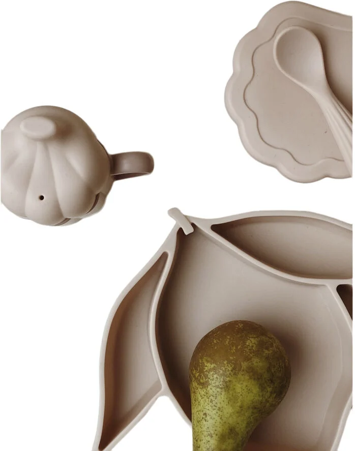 Konges Sløjd LEMON SILICONE BOWL Rose sand