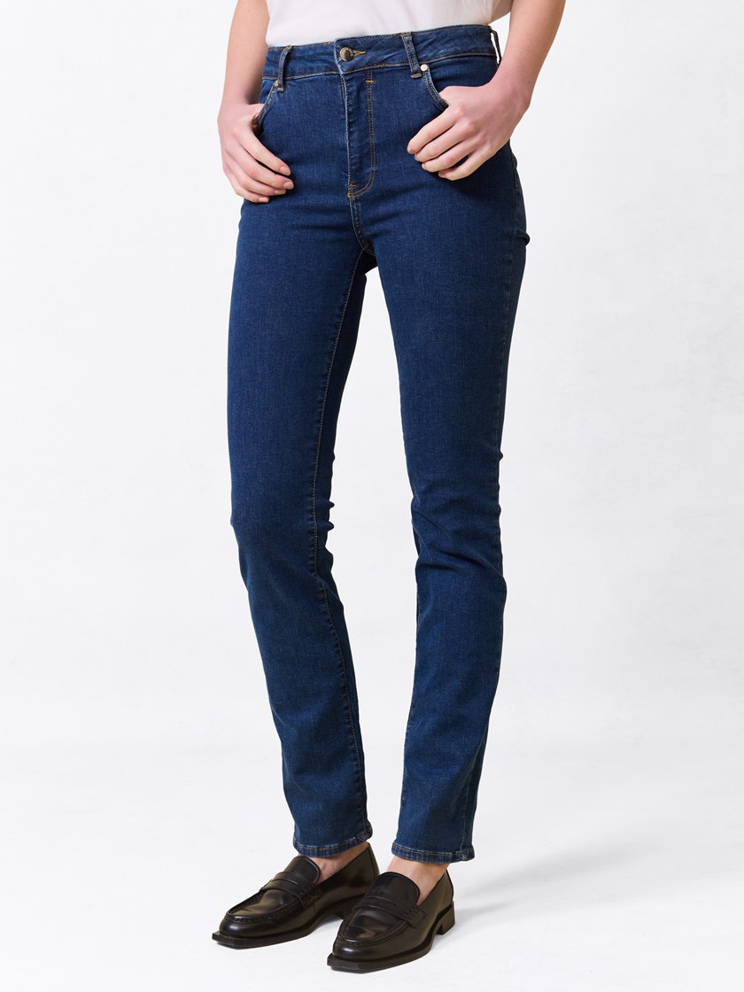 Ine straight jeans Stonewashed