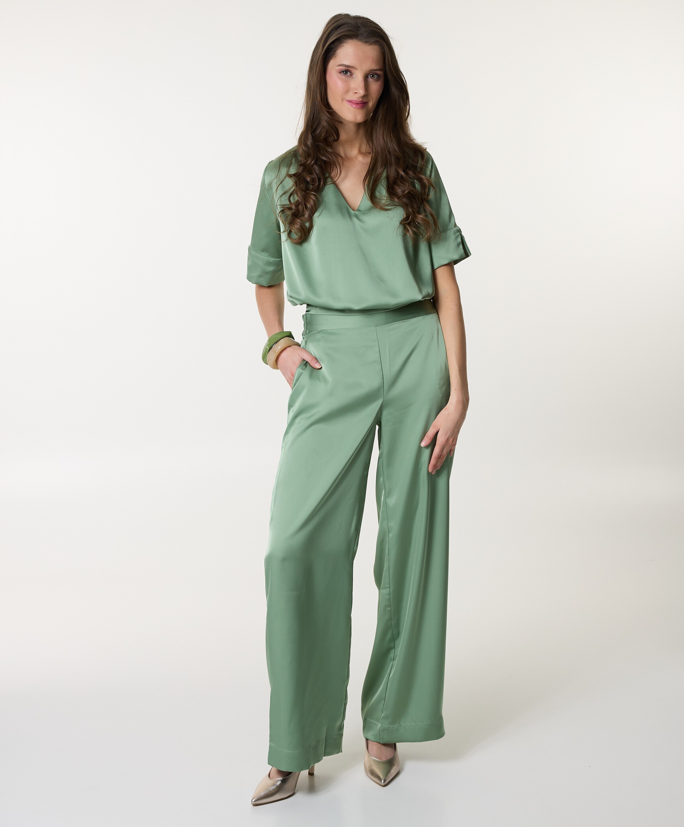 LaLotti Dames blouse groen