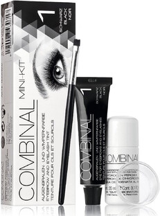Combinal Wenkbrauw- en Wimperverf Mini Kit Zwart 1ST