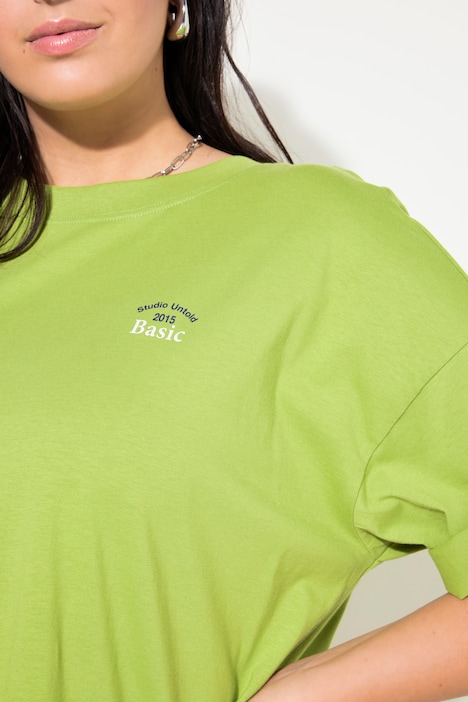 T-Shirt, oversized, Rücken Print