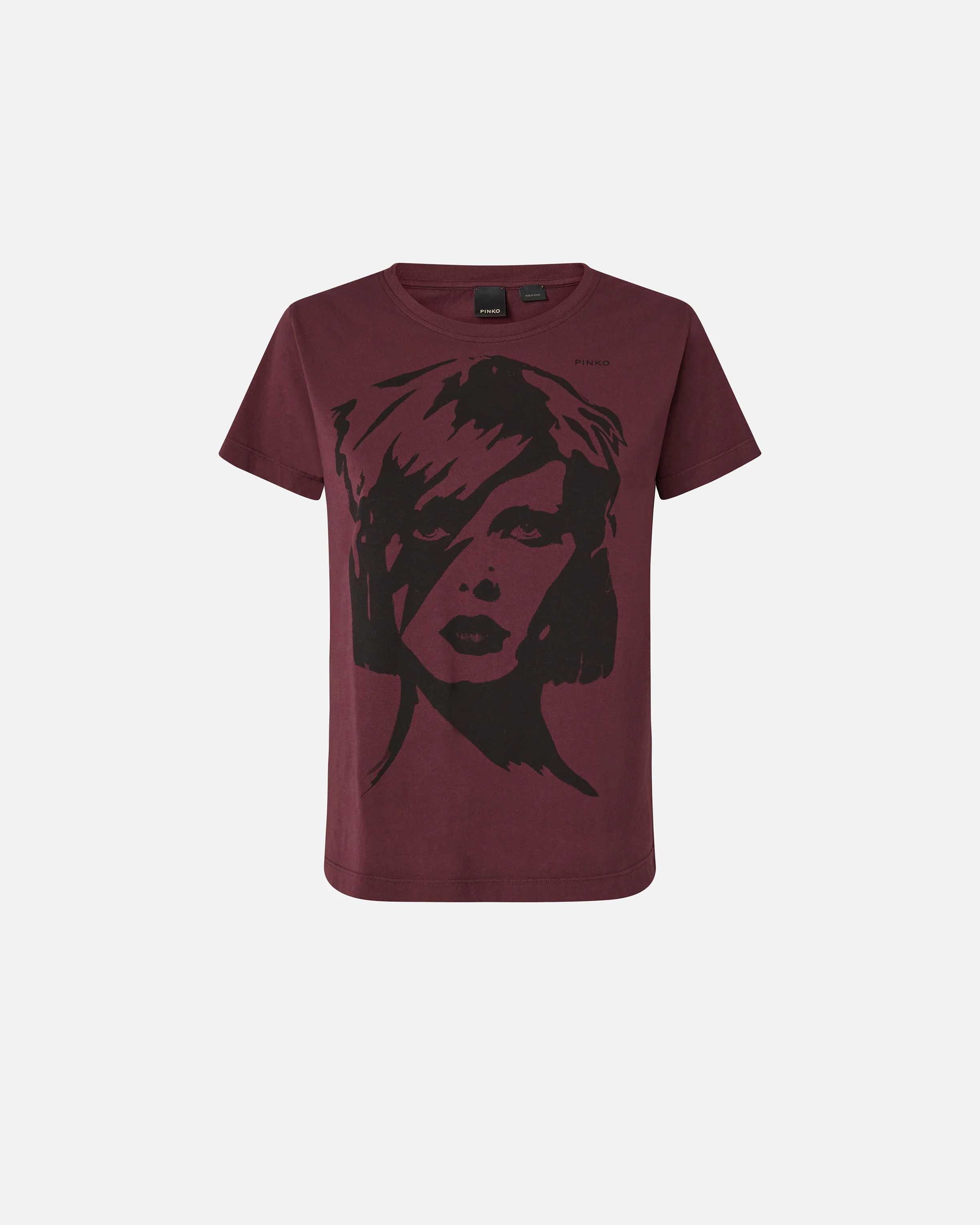 T-shirt de coton avec imprimé rock | Multicolore