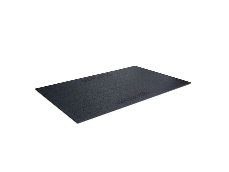 HAMMER Bodenschutzmatte L, Schwarz Bodenschutzmatte aus hochwertigem, geruchsfreiem Gummi
