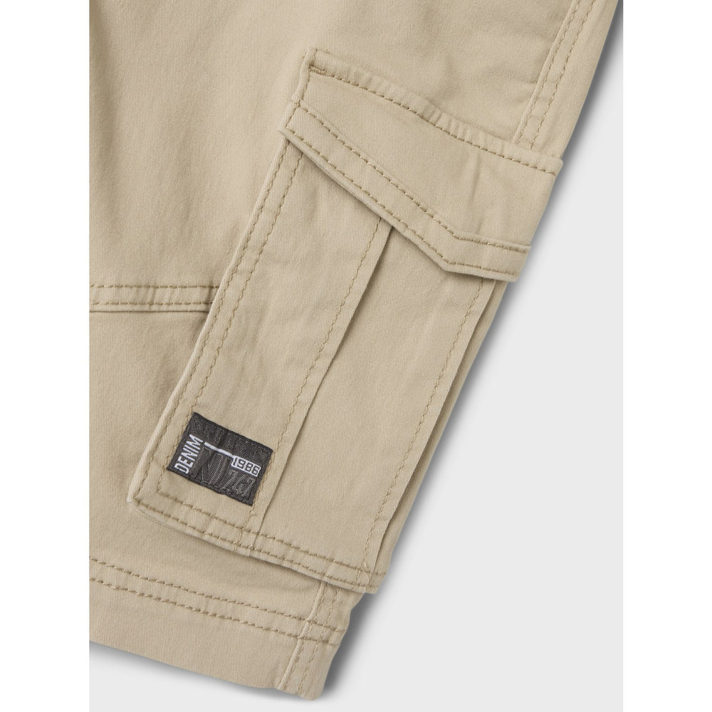 Køb Name It Oxford Tan Ryan Regular Twill Shorts Noos