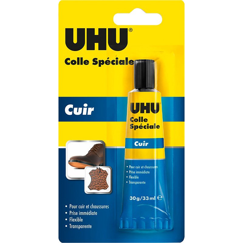 Colle créative UHU pour le cuir 33 ml