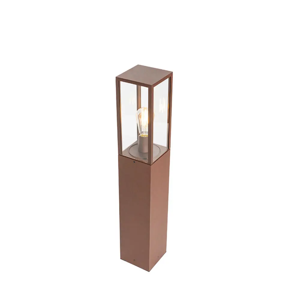 Qazqa staande buitenlampen charlois bronskleurig e27