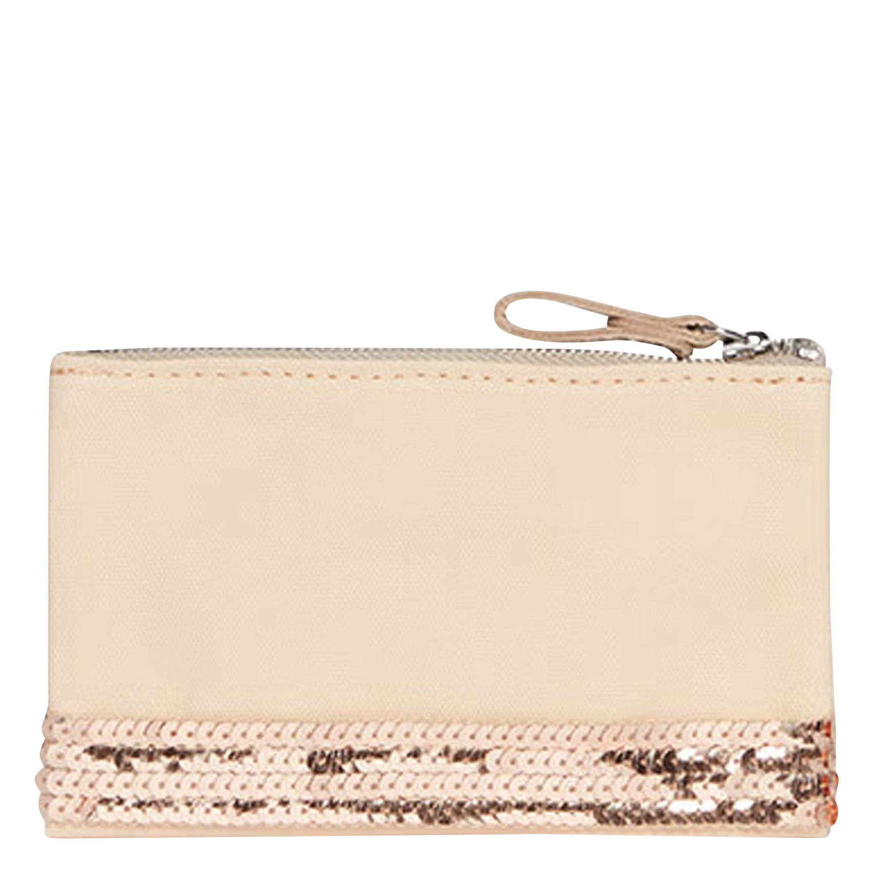 Porte-monnaie en coton| Beige