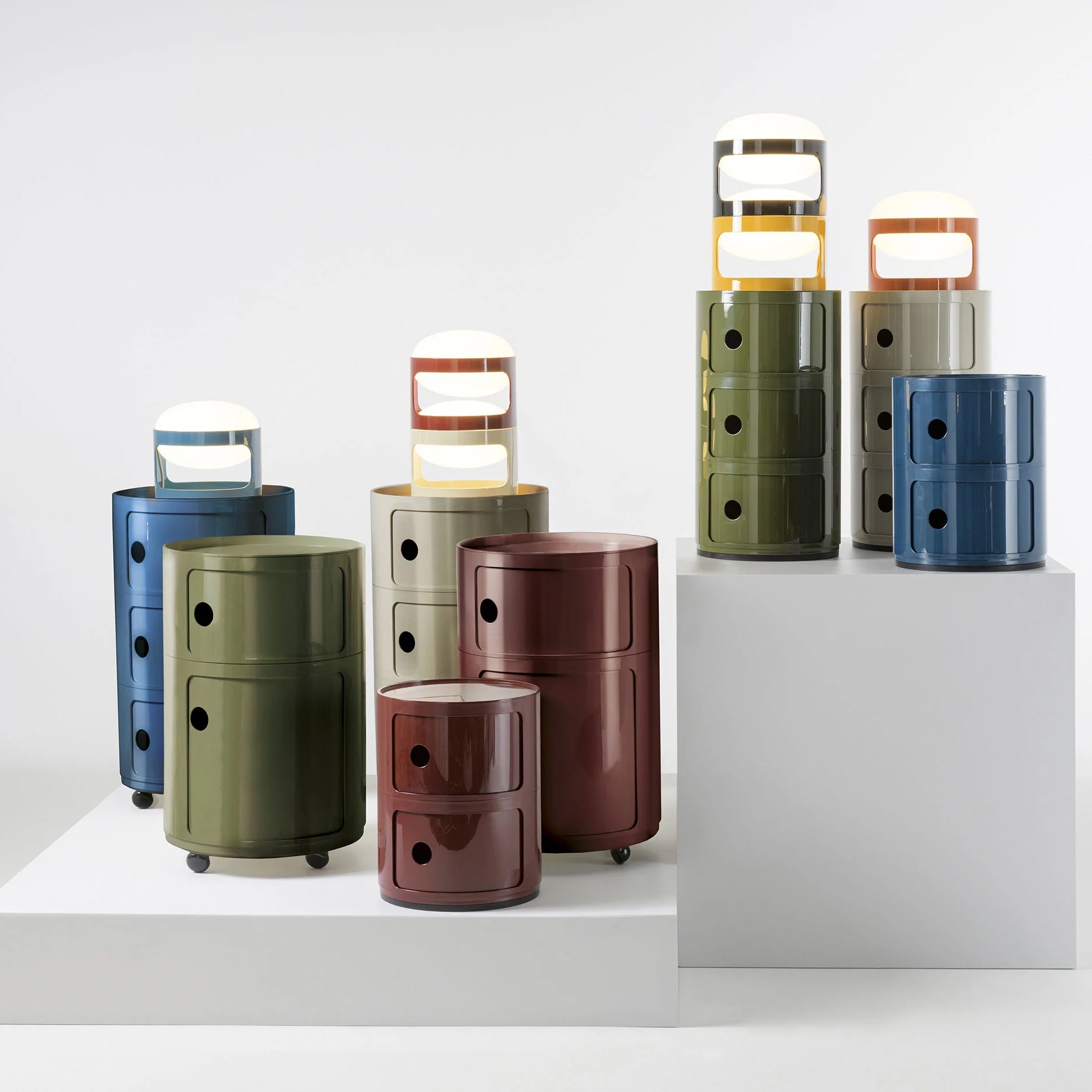 Kartell KD28 Tafellamp - Duifgrijs