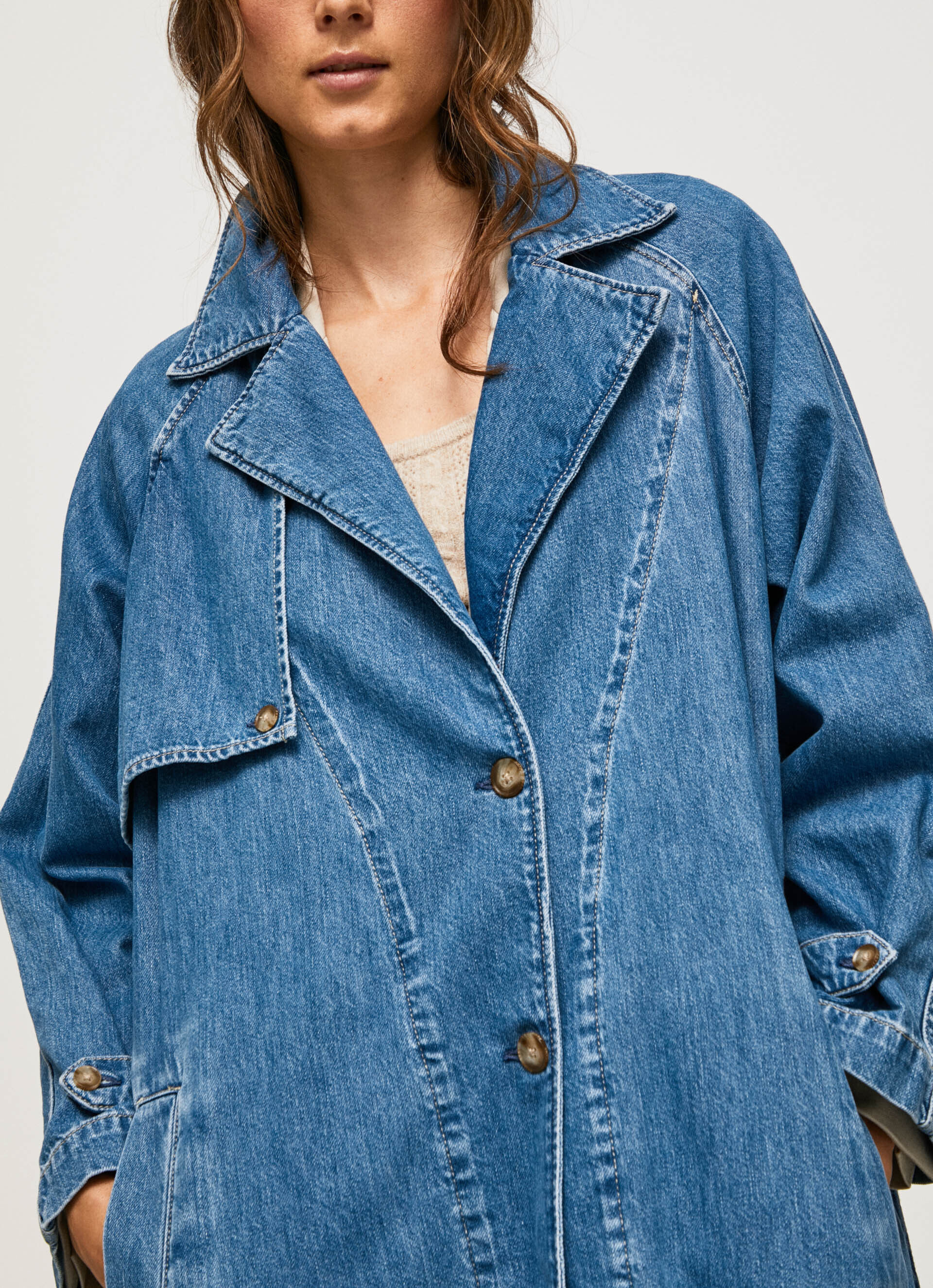 TRENCH COAT JEANS OVERSIZED - jeans