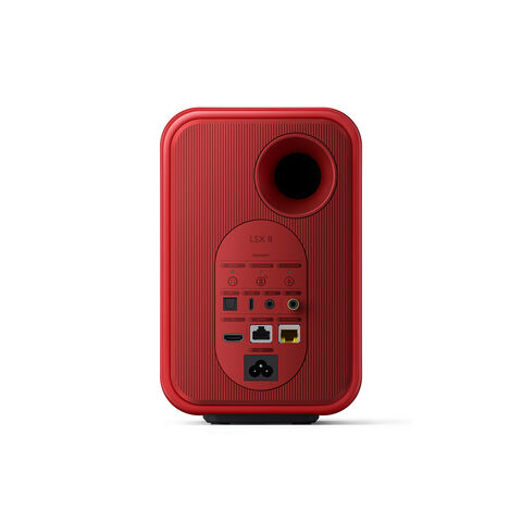KEF LSX II – supercompacte draadloze hifi-luidspreker Rood