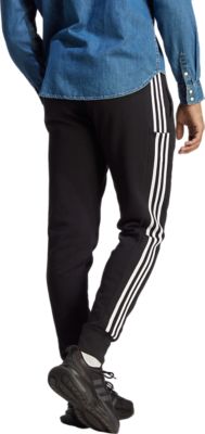 Adidas SportswearEssentials French Terry Tapered Cuff 3-Stripes Pant - schwarz