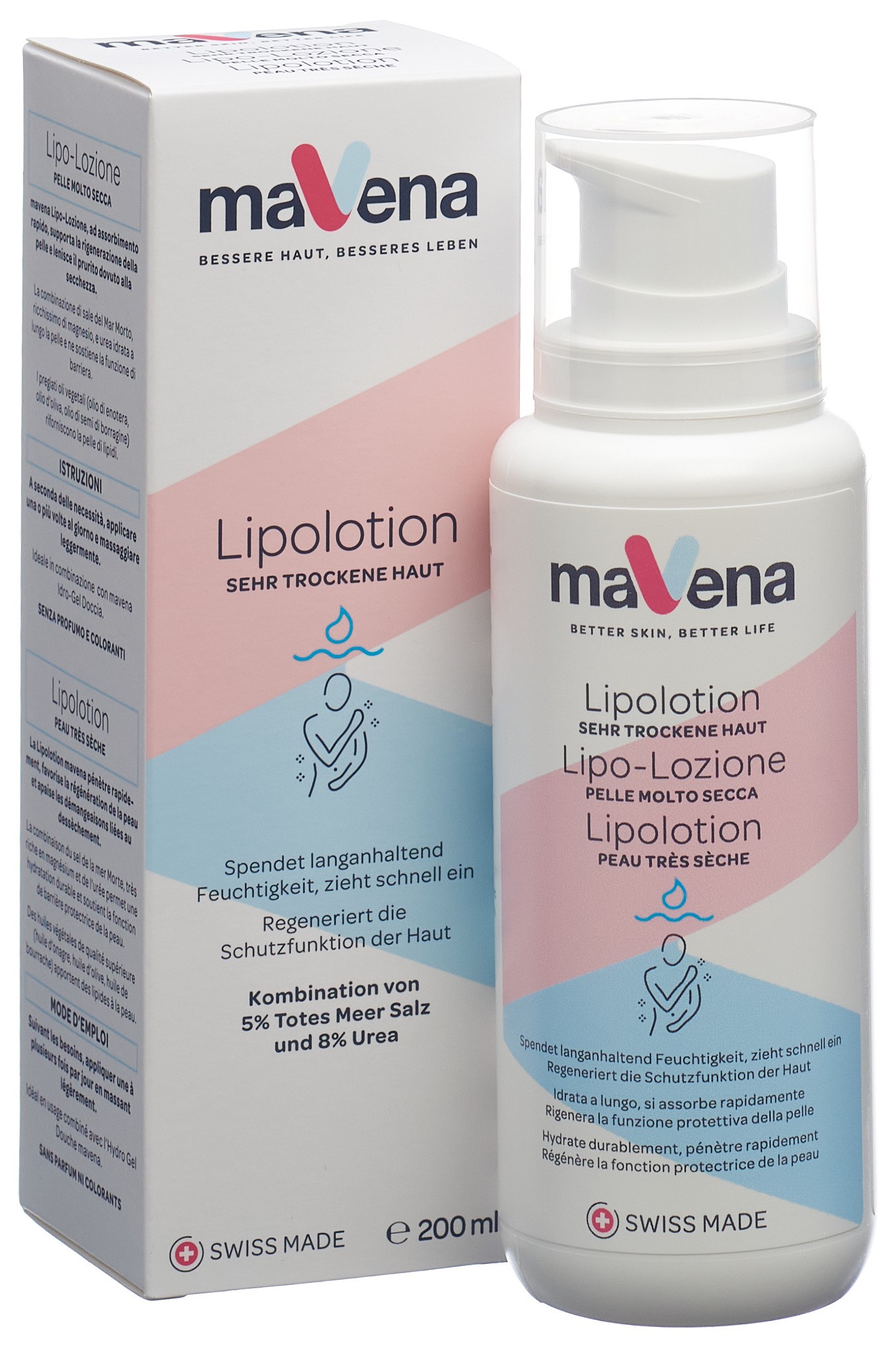 MAVENA Lipolotion Lot Disp 200 ml