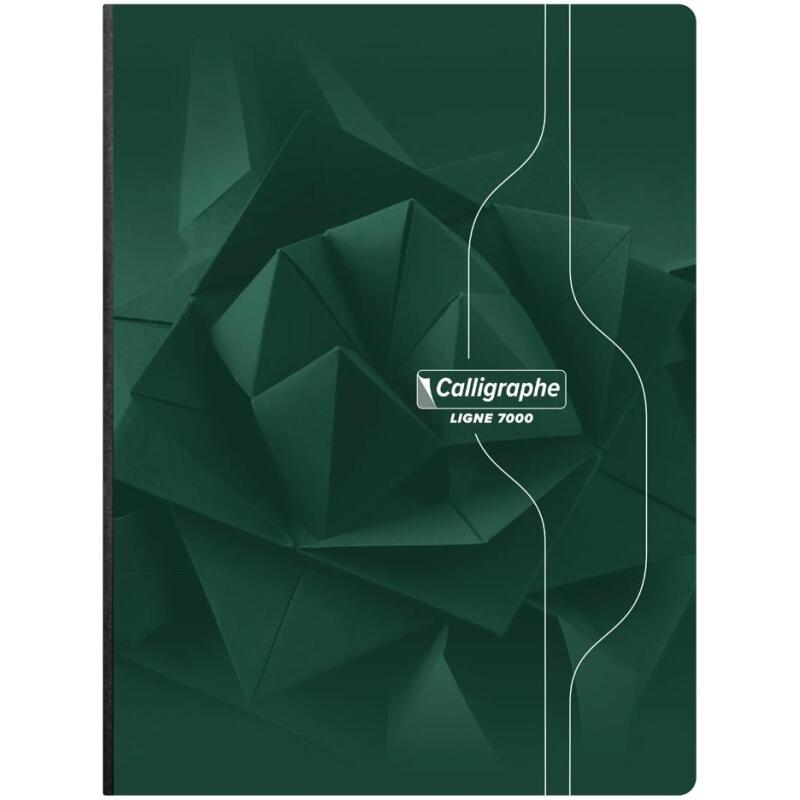 Cahier brochure souple dos toilé 7000 24x32 cm 288 pages grands carreaux 70 g - Assortis